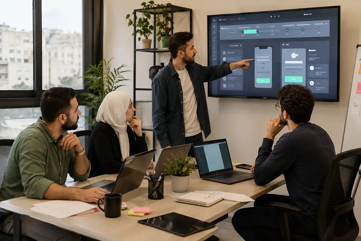 منصة رقمية لإدارة خدمات الشركات الصغيرة — مثال توضيحي