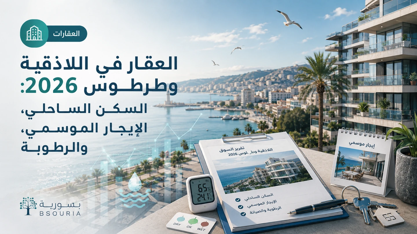 Latakia & Tartous Property Guide 2026: Coastal Living, Moisture, Seasonal Rent and Investment