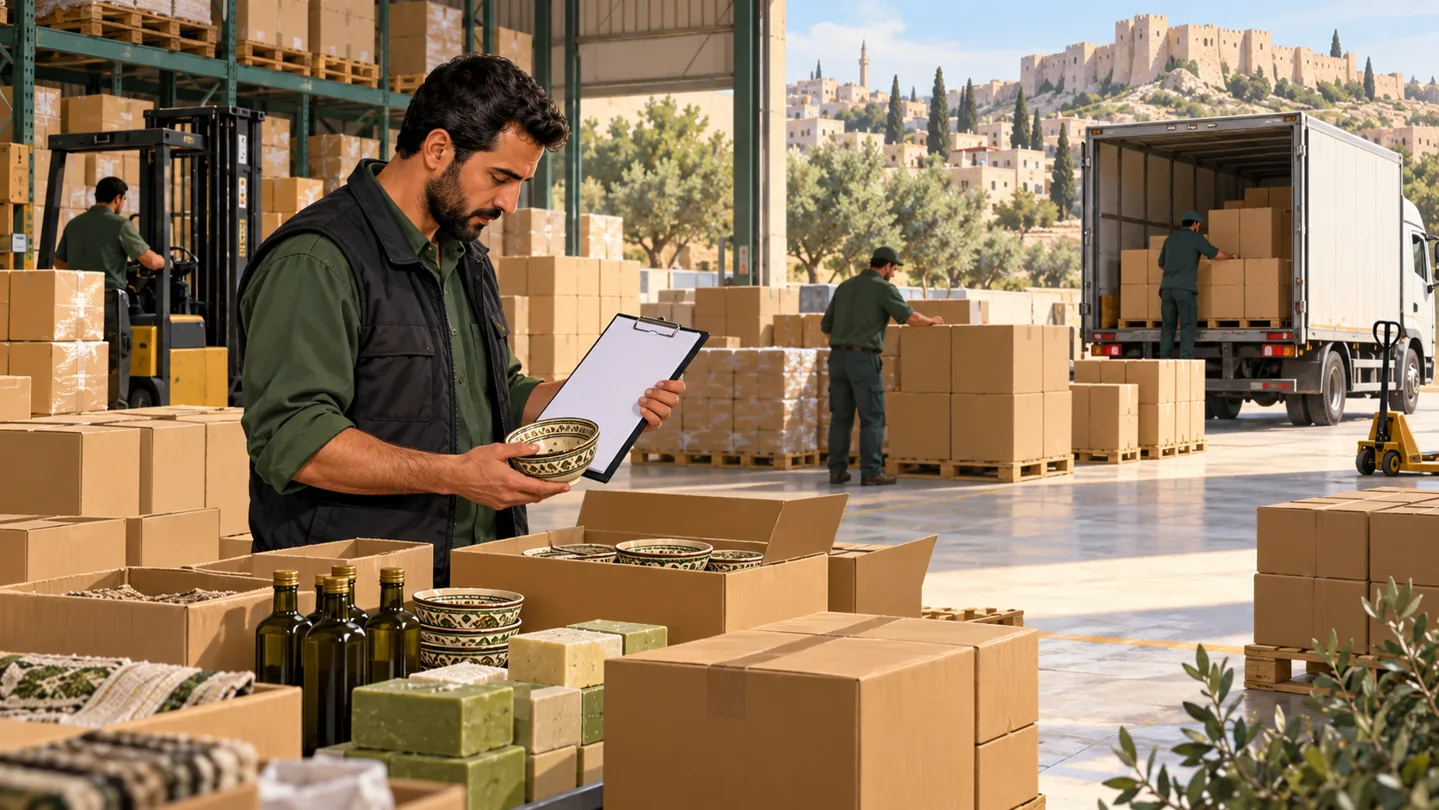 تجهيز الطرود للشحن